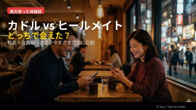 カドルとヒールメイトを両方使った体験談サムネイル